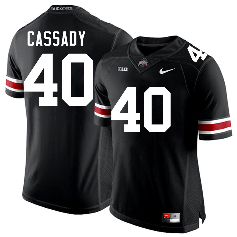 Howard Cassady Ohio State Buckeyes Jersey College Football Uniforms-Black